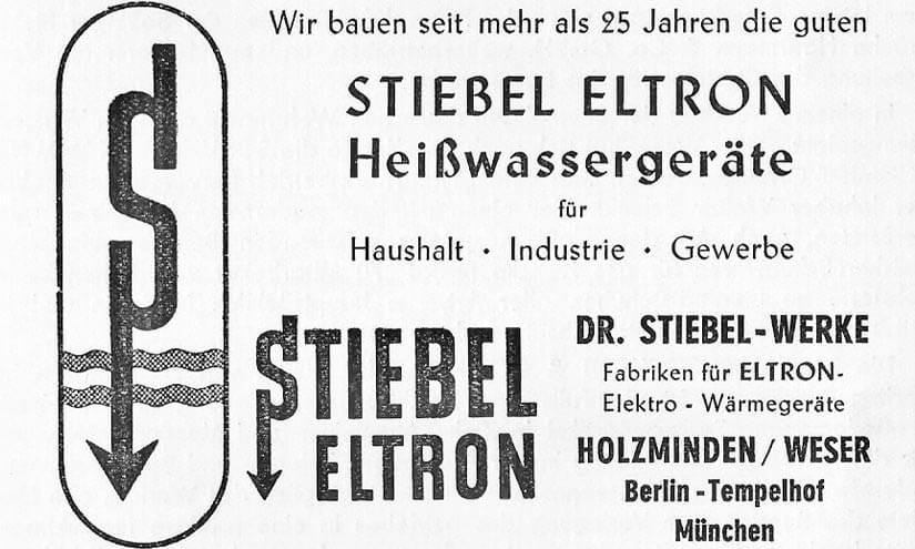 Schon seit den 1950er Jahren bekommen Hamburger bei uns in Eppendorf Warm­wasser­geräte von Clage und STIEBEL ELTRON. Wir sind sozusagen Fach­händler der ersten Stunde und kümmern uns seit damals um eine fach­gerechte Installation.